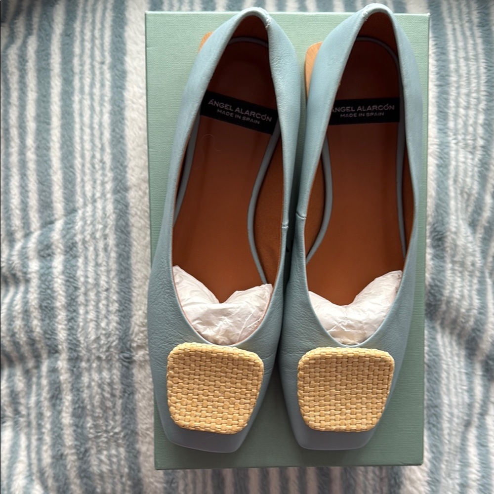 Angel Alacron Women's Blue Flats